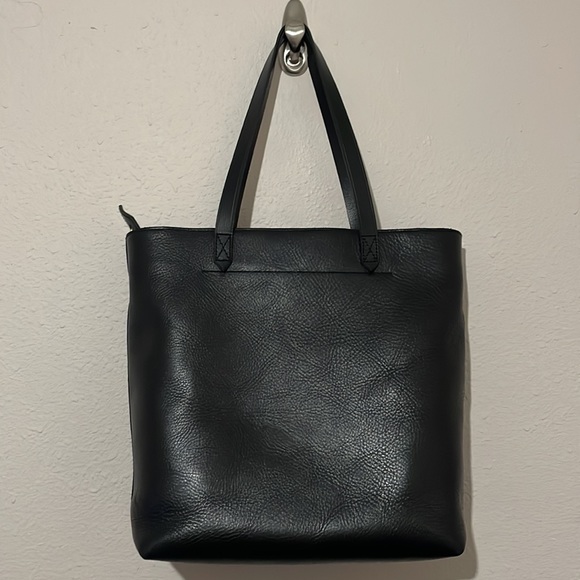 Madewell The Zip-Top Medium Transport Black Leather - Picture 5 of 11